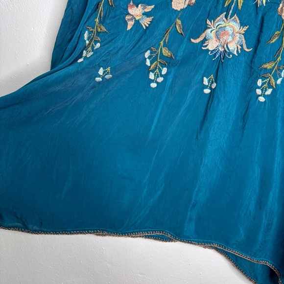 Johnny Was Millicent Floral Embroidered Tunic Blouse Size 2X - Picture 12 of 14